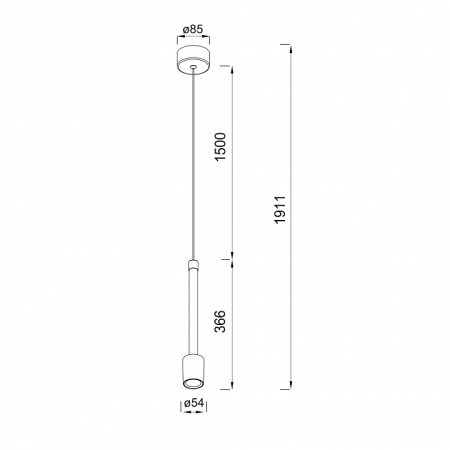 Подвесной светильник Mantra Fugaz 8950