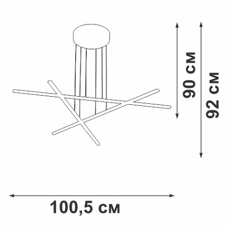 Подвесная люстра Vitaluce V3051 V3051-0/3S