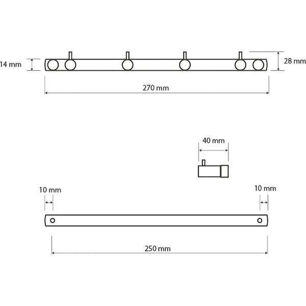 Крючок Bemeta Neo 104606105