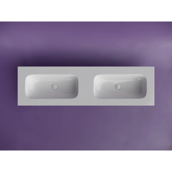 Раковина Ceramica Nova Grace CN7023wx 161x46 см, накладная, белый