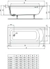 Акриловая ванна Ideal Standard Hotline 170х70 K865901 белый