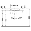 Раковина 50x22 см Duravit Happy D.2 0711500009