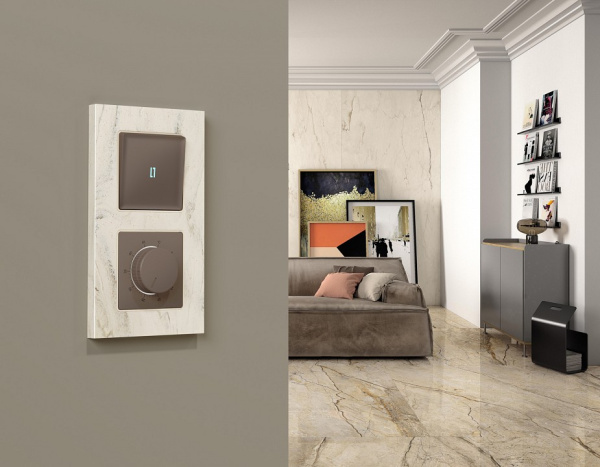 Терморегулятор электромеханический для теплого пола без рамки Ambrella Volt ALFA MA635710