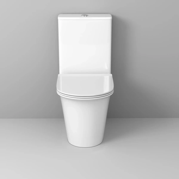 Унитаз-компакт Grossman GR-4469S безободковый, с сиденьем микролифт, белый