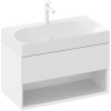 Раковина Ravak Lite XJX01280005 80x45 см, накладная, подвесная, белый