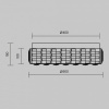 Накладной светильник Maytoni Кастелло MOD336CL-L100G3K