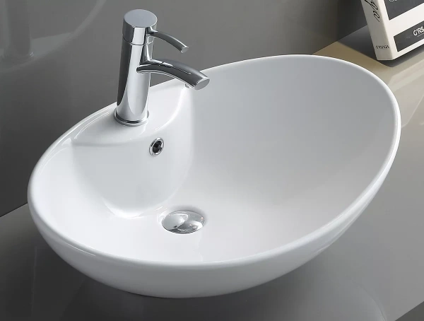 Раковина-чаша CeramaLux 7025 66,5x44 см, накладная, белый