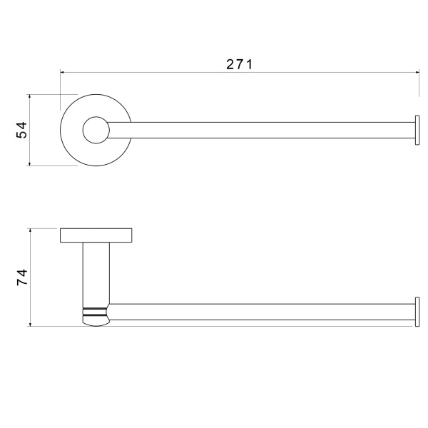 Полотенцедержатель Timo Saona 13051/00