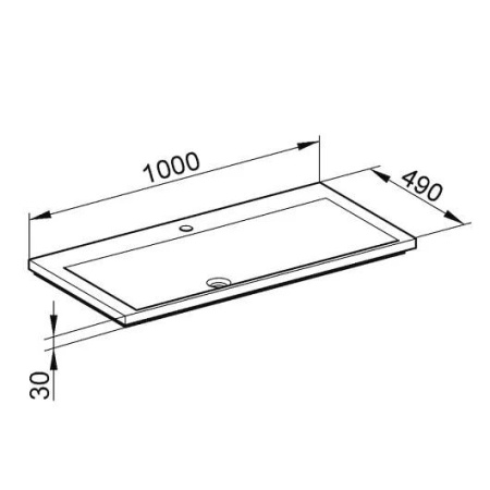 Раковина Keuco Royal Reflex 100 34071311001
