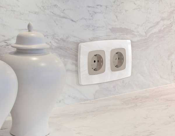 Рамка на 2 поста Ambrella Volt Opera OF940102