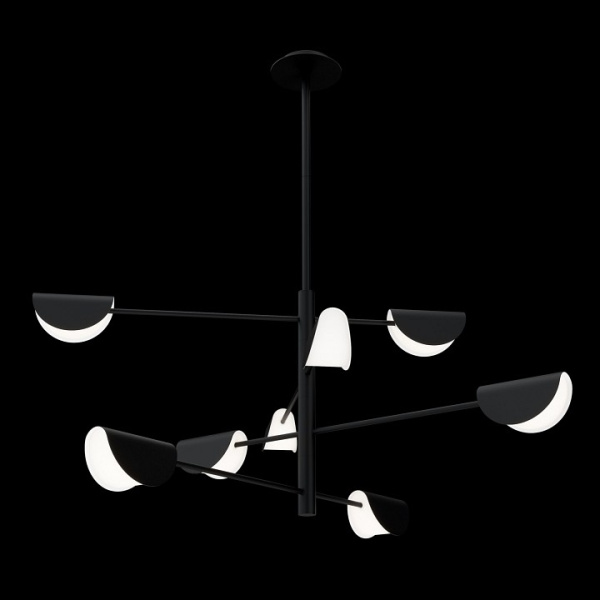 Люстра на штанге Maytoni Моллис MOD126PL-08B