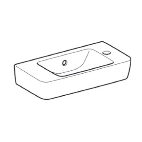 Раковина 50x25 см Geberit Renova Compact 276150000
