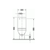 Бачок для унитаза Duravit Puravida 0872700005