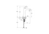 Смеситель для раковины Vitra Flow Round A42927EXP