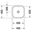 Раковина 40x40 см Duravit Happy D.2 2314400000