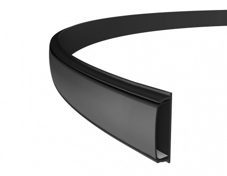 Профиль накладной гибкий Ambrella Light GP GP1600BK/BK