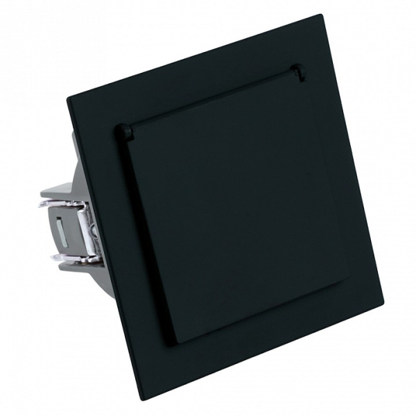 Розетка двойная с заземлением и со шторками, с крышкой Stekker Мия 50455