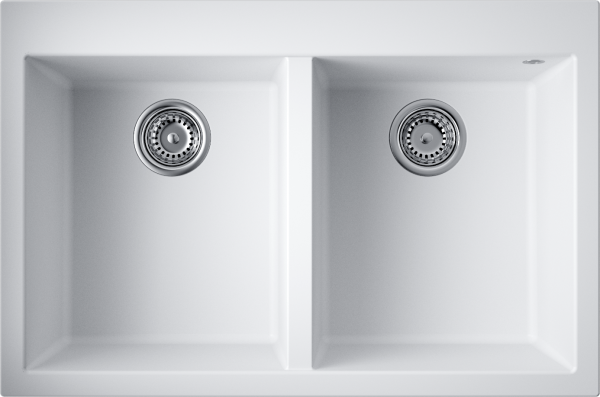 Кухонная мойка Omoikiri Bosen 80-2 4993839 белая матовая