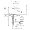 Смеситель для раковины Fantini AR/38 38 02 3304SF