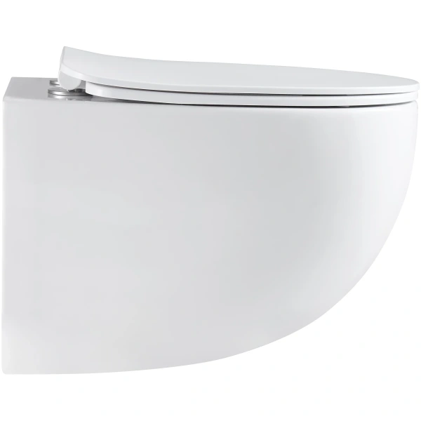 Унитаз подвесной Terminus Енисей Monolit 05W56х39W безободковый, торнадо, с сиденьем микролифт, белый