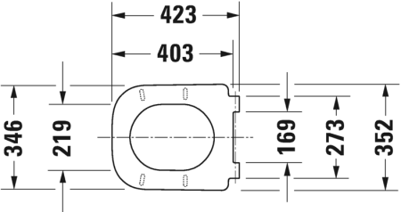 Крышка-сиденье для унитаза Duravit Happy D.2 (0064591300)