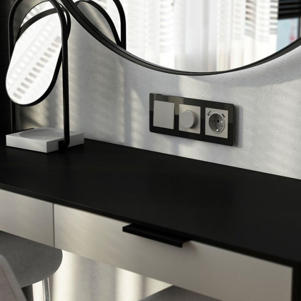 Диммер без рамки Werkel дымчатый W1242004