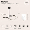 Светильник на штанге Maytoni ФАД MOD070PL-L38B3K
