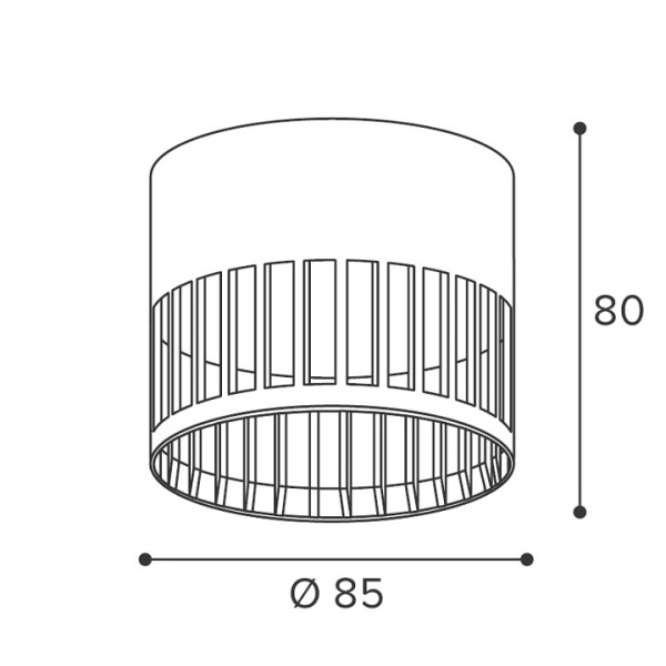 Накладной светильник Wolta PORTA WSL-GX53/19W