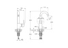 Смеситель для раковины Vitra Flow Soft A4316036EXP черный матовый