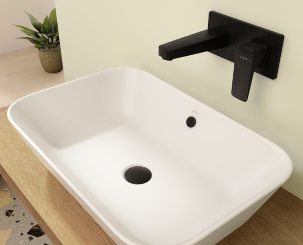 Смеситель для раковины Vitra Root Square A4273836EXP черный матовый