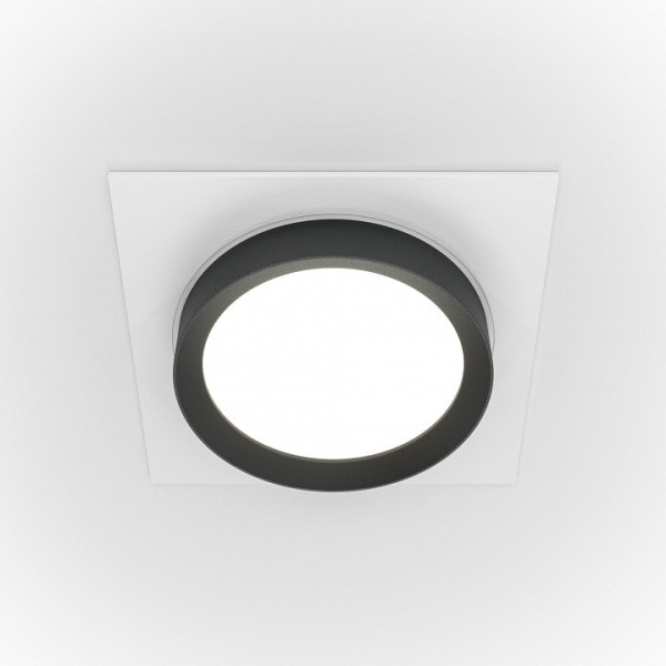 Встраиваемый светильник Maytoni Hoop DL086-GX53-SQ-WB