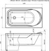 Акриловая ванна Aquanet West 130x70 00204051