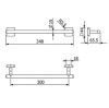 Полотенцедержатель Kludi Vela S 2596205