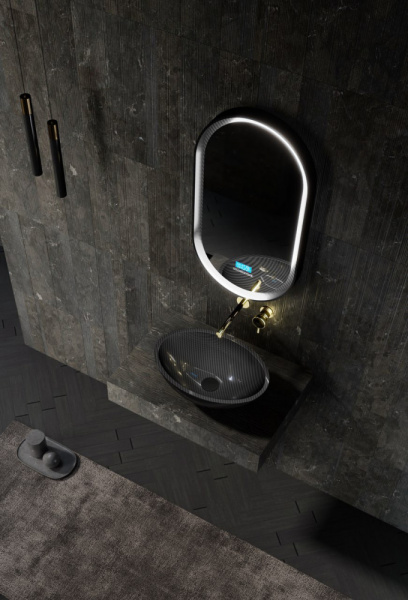 Раковина Abber Karbon 50 AK2042 черный