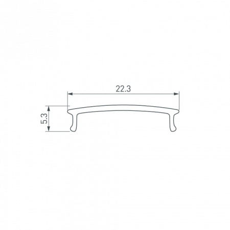 Рассеиватель Arlight ARH-WIDE 062384