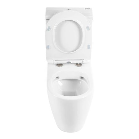 Унитаз-компакт безободковый BelBagno MARINO BB105CPR с сиденьем BB2034SC