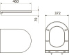 Крышка-сиденье Point Афина PN46041, белый