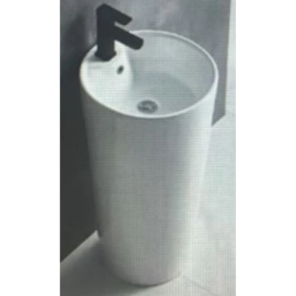 Раковина CeramaLux NB137 40x40 см, напольная, белый