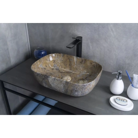 Раковина 42x32,5 см GID Stone Edition Mnc333T