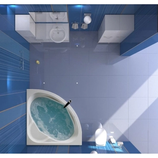 Акриловая ванна 140x140 см Santek Карибы 1.WH11.1.982