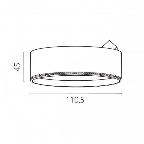 Плафон металлический Lightstar Alta Pro 215647