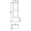 Пенал Opadiris Клио 30 Z0000002506 белый