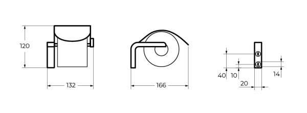 Держатель туалетной бумаги Cezares Ultima CZR-F-8935