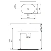 Раковина 55x38 см Berges Ego SL 181712