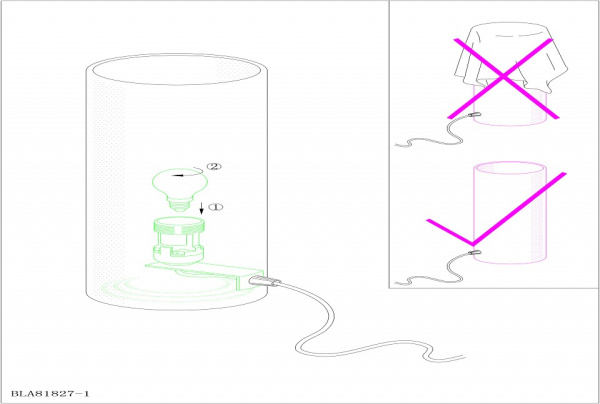 Настольная лампа декоративная Eglo Geo 81827