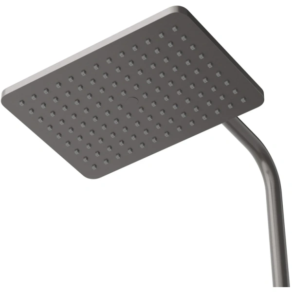 Душевая система Cezares Slider SLIDER-CD-GM 270x200 мм, со смесителем, оружейная сталь матовый