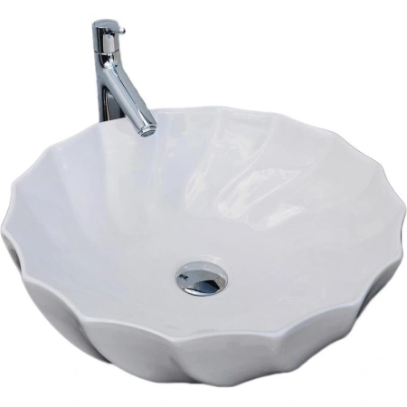 Раковина-чаша CeramaLux 9073 45x45 см, накладная, белый