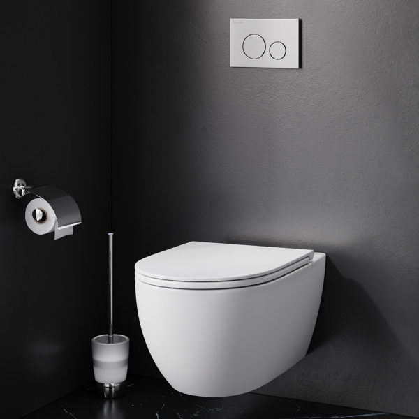 Унитаз подвесной AM.PM Awe C111700WH FlashClean безободковый без сиденья