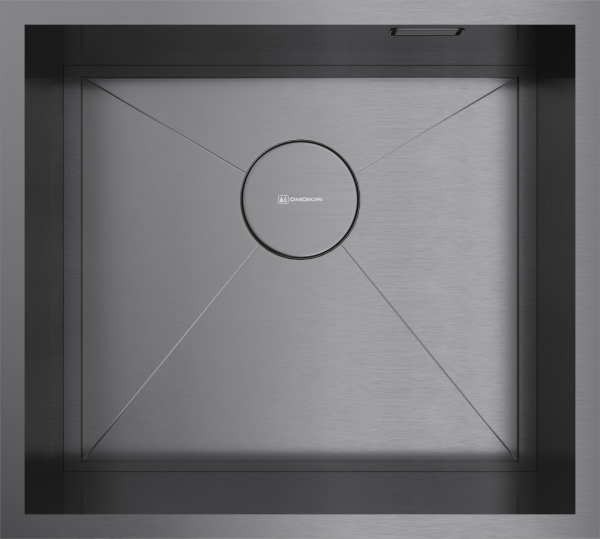 Кухонная мойка Omoikiri Kasen 49-16-INT 4997055 вороненая сталь