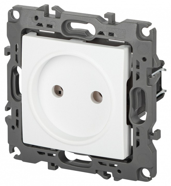 Розетка без заземления, без рамки Эра Эра 12 12-2105-01М